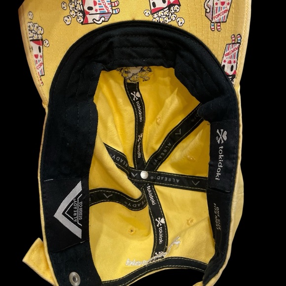 TOKIDOKI Pop Star Unicorno Snapback Trucker Hat Adjustable Yellow - Picture 9 of 10